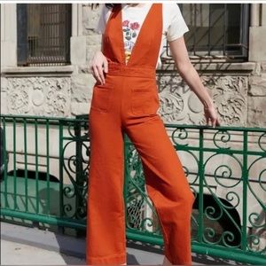 Urban Outfitters bdg overalls size 6 flared 70’s retro